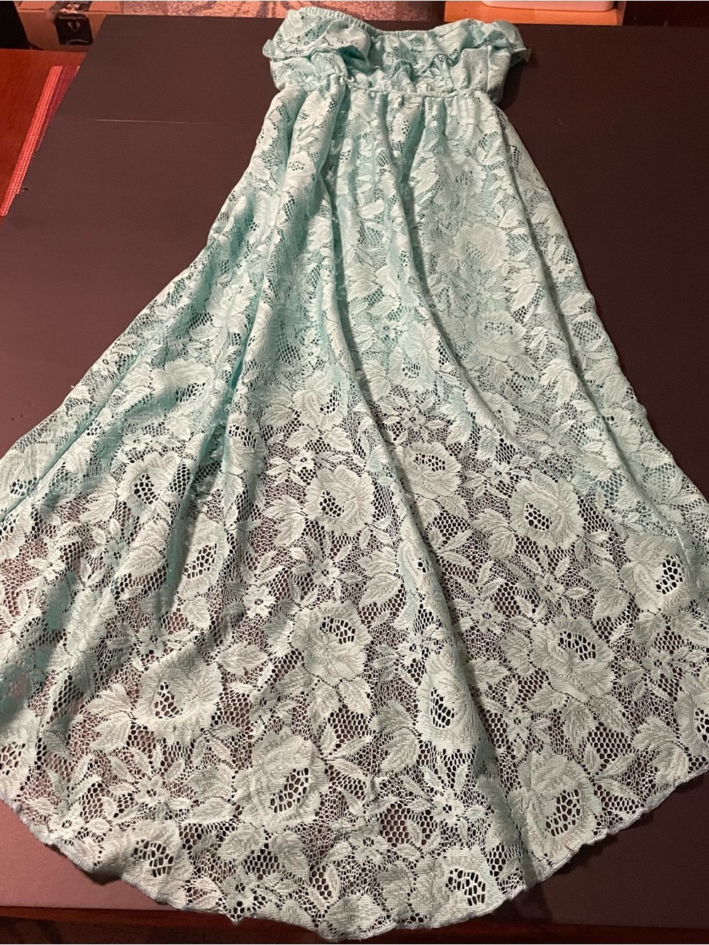 Trixxi Mint Lace Skirt
